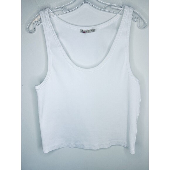 Faherty Sunwashed Rib Tank White Women’s XL Classic Clean Girl Preppy Quality - Picture 8 of 12